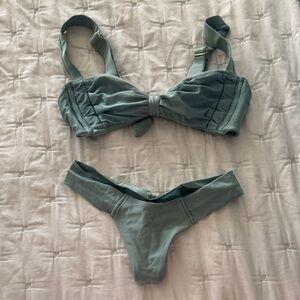 Montce Sage Green Knot Bikini Set